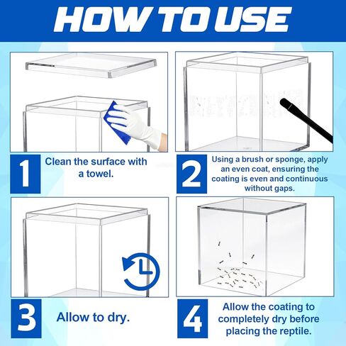 JAOJAO Anti-Escape Coating Creates Slippery Non-Drying Barrier with Brush Easy Application Wear Resistant Long-Lasting Protection Stop Reptiles Anti-Escape Protection, 15ml in Kuwait