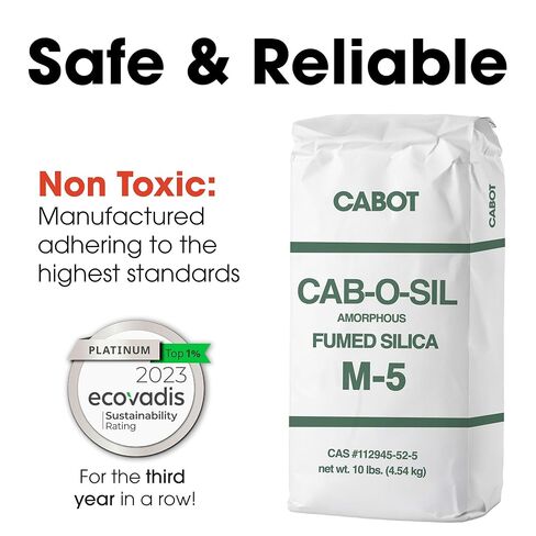 Cab-o-SIL M5 Fumed Silica, 10lb Bag - Cabosil Paint, Resin and Epoxy Thickening Agent in Saudi Arabia