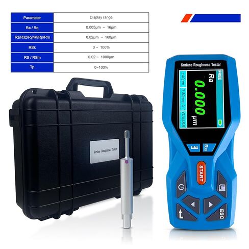 Surface Roughness Tester Meter Portable Profilometer, Ra/Rz/Rq/Rt, 0.001 µM Resolution, Support Curves, Roughness Profiles, and Direct Profile in Kuwait