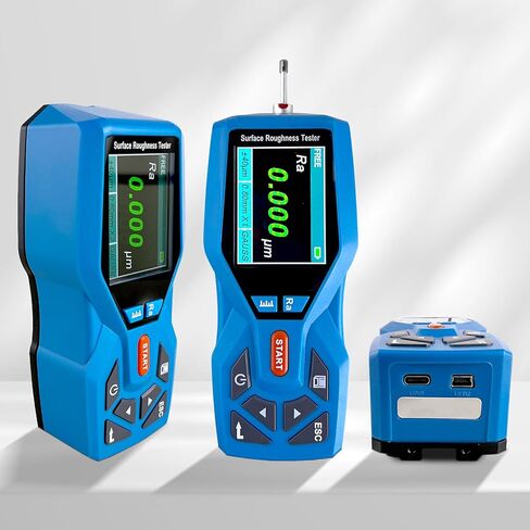 Surface Roughness Tester Meter Portable Profilometer, Ra/Rz/Rq/Rt, 0.001 µM Resolution, Support Curves, Roughness Profiles, and Direct Profile in Kuwait