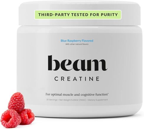 Beam Creatine Monohydrate Powder - Micronized Creatine for Muscle Growth, Strength, Endurance & Recovery - Unflavored, Fast-Dissolving, Workout Supplement for Men & Women, Keto & Vegan - 30 Servings in Kuwait