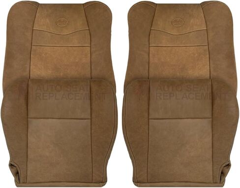 2001 2002 2003 Ford F150 King Ranch Genuine Leather Seat Cover Replacement, Compatible with Ford F150 King Ranch Tan - All Cowhide Genuine Leather (Full Front (4 Pcs+ Hog Ring Plier)) in Kuwait