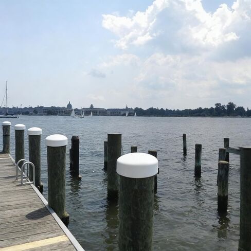 2 Pack 9" Flat Marine Dock Piling Cap for Marine Docks Post Pole, Flat Top Design Piling Caps for Post Pole Pylon Pipe, White in Kuwait