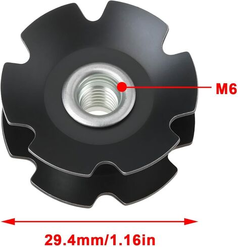 2 Pcs Bicycle Front Fork Bowl Set Star Nuts Fit for 1 1/4 Inch Diameter Front Fork in Saudi Arabia