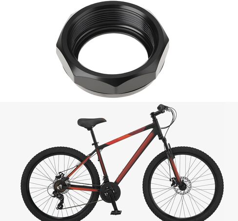 Bicycle Headset Top Lock Nut 1-1/8 Inch 28.6mm Thread for Bike Fork in Kuwait