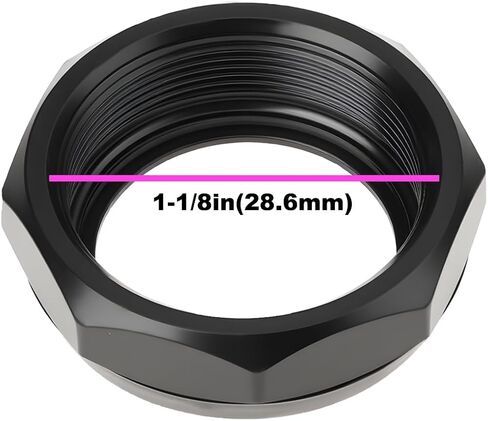 Bicycle Headset Top Lock Nut 1-1/8 Inch 28.6mm Thread for Bike Fork in Kuwait