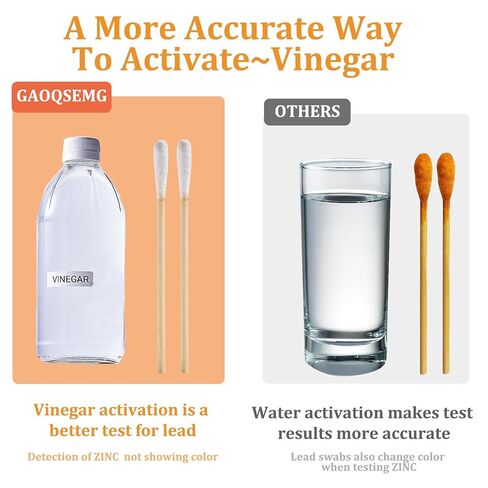 مجموعات اختبار الرصاص، 60 قطعة من مسحات اختبار الرصاص المنزلية للأطباق، مجموعة اختبار طلاء الرصاص لجميع الأسطح المطلية، والسيراميك المطلي، والألعاب، والمعادن، والخشب، والمجوهرات والمزيد in Kuwait