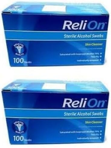 حزمة اختبار مرض السكري وحزمة كومبو لراحتك + رمز الاستجابة السريعة King Combo بما في ذلك (100 مسحة (عدد 2)) in Kuwait