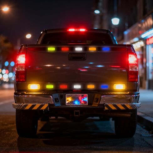 100pcs Reflective Stickers Hi Vis Reflective Tape Outdoor Waterproof Reflective Strips for Bikes Car Trailer Motorcycle Helmet Backpack Mailbox Scooter Golf Cart Clothing Post Red Yellow (100pcs) in Kuwait