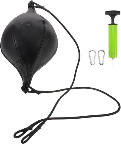 Milisten Double End Boxing Speed ​​Bag Pu Reflex Training Ball مع مجموعة حبل للتنسيق بين اليد والعين والملاكمة واللياقة البدنية والمنزل وصالة الألعاب الرياضية ومعدات تدريب السرعة in Saudi Arabia