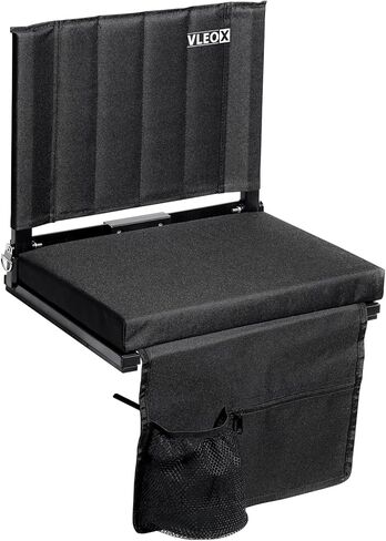 مقاعد الملعب للمدرجات مع دعم الظهر، مقاعد المبيض المحمولة مع ظهور ووسادة واسعة، وسادة مريحة مبطنة كرسي مقعد الملعب مع خطافات، حزام كتف، مقبض حمل، حامل أكواب in Kuwait