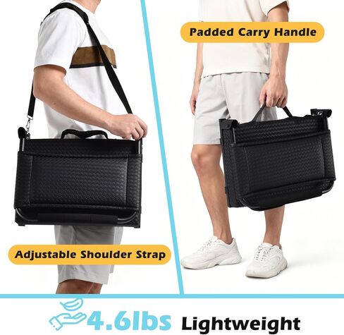 Upgraded Stadium Seats with Back Support - Softer PU Leather Cushion Seat, Bleacher Stadium Seat with Comfortable Thick padded Back, Easy to Fold and Easy to Carry,perfect for Stadiums Bleachers,Black in Saudi Arabia