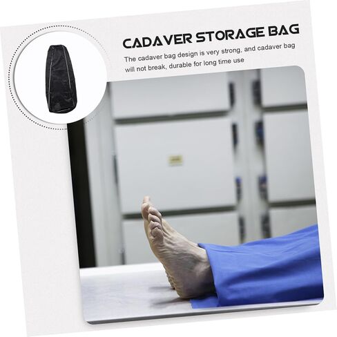 حقيبة تخزين الجسم Ciieeo Cadaver Bag من أجل مادة ارتداء نقل الجسم المتحللة مع مقابض للحمل وإمدادات الجنازة للتخلص الآمن من الجثة in Saudi Arabia