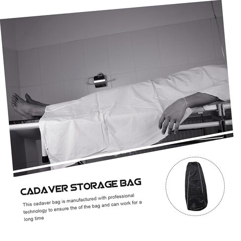 حقيبة تخزين الجسم Ciieeo Cadaver Bag من أجل مادة ارتداء نقل الجسم المتحللة مع مقابض للحمل وإمدادات الجنازة للتخلص الآمن من الجثة in Saudi Arabia