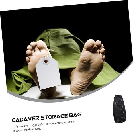 PRETYZOOM Windproof Body Storage Bag for Corpse Disposal Cadaver Bag with High Barrier and Impermeability Lightweight Funeral Supply for Home Hospital and Crematorium Use in Saudi Arabia