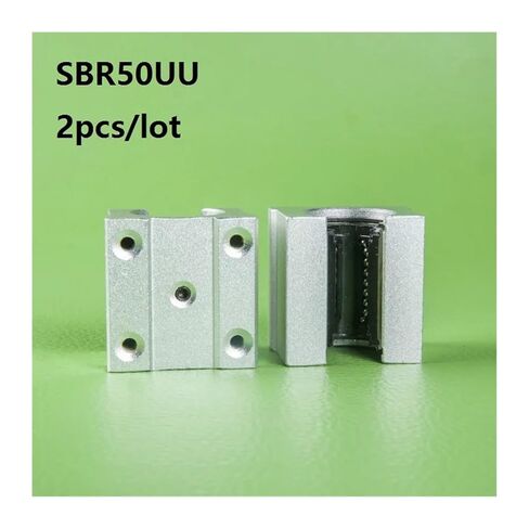 2 قطعة/الوحدة SBR50UU SME50UU نوع مفتوح محمل كروي خطي كتلة ل SBR50 50 مللي متر دليل السكك الحديدية in Saudi Arabia