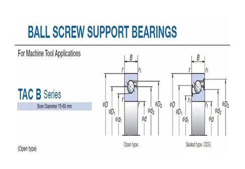 1 قطعة 50TAC100B 50 100B SUC10PN7B 50x100x20 الكرة اللولبية دعم محامل in Saudi Arabia