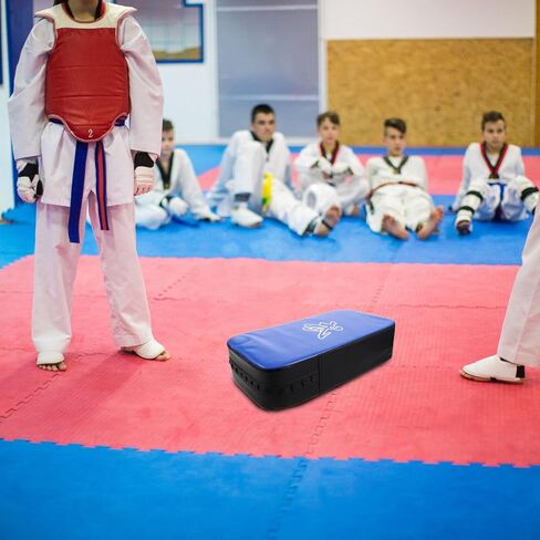 DOITOOL Taekwondo Kick Shield and Boxing Hitting Pad Thickened Pu Foam Foot Target for Martial Arts Training Sparring Gear Adults Blue in Saudi Arabia