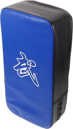 Taekwondo Foot Target Kick Pad Thickened Pu Kicking Shield Pad for Martial Arts Training Muay Thai Kickboxing MMA Blue Suitable for Punches and Kicks in Saudi Arabia