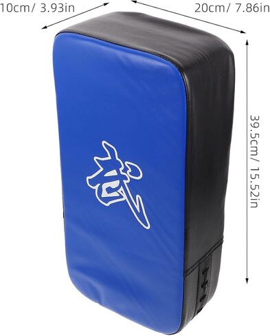 Taekwondo Kick Pad Blue Thickened Pu Martial Arts Striking Target Kickboxing Training Foot Protector for Home in Saudi Arabia