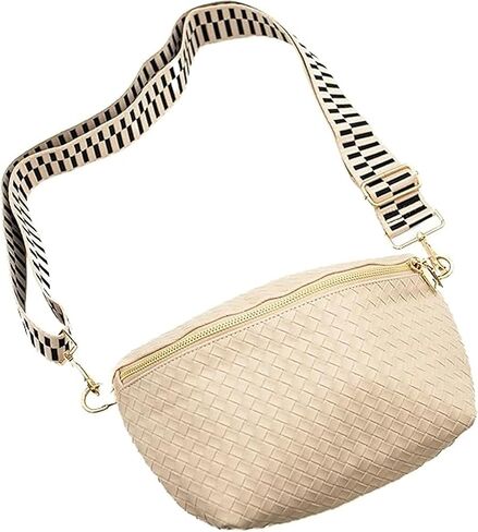 حديثة+أنيقة روري حزام كبير الحجم الكريسكروس للنساء ، حقيبة كروس من جلد نباتي مع حزام وجيوب متعددة in Kuwait