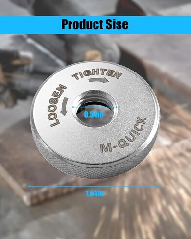 2Pcs N484249 Angle Grinder Flanged Hex Nut and Clamp Washer N115381 Fit for DeWalt DCG413B Most Models Grinder in Saudi Arabia