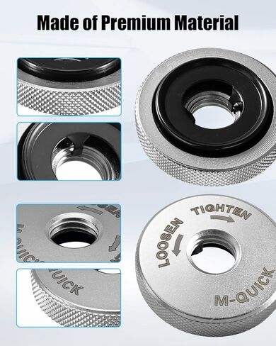 2Pcs N484249 Angle Grinder Flanged Hex Nut and Clamp Washer N115381 Fit for DeWalt DCG413B Most Models Grinder in Saudi Arabia