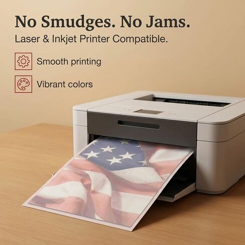 PaperDirect Salute American Flag Patriotic Theme Paper Stationery, Border Paper, Letterhead 8.5 x 11, 25 sheets, Elegant Premium Writing Paper, Decorative Printer Paper in Kuwait