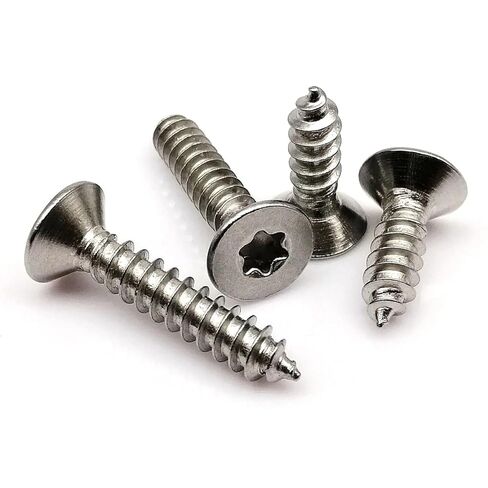 M5 M6 12/14/16-50mm 304 Stainless Steel Six Lobe Torx Flat Countersunk Head Security Screw 5/10Pcs(30mm,5pcs M6) in Saudi Arabia