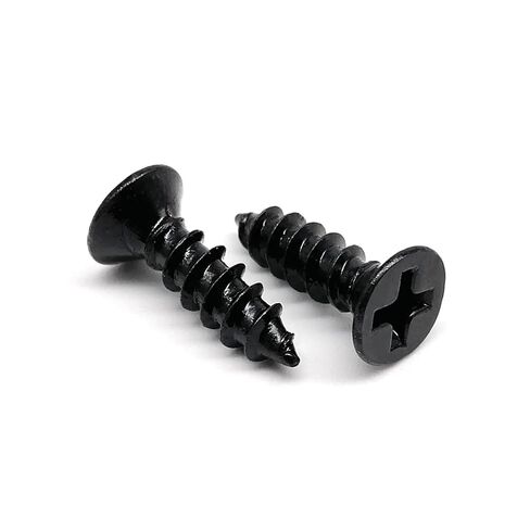 M3.5 M4 8/10/12-30mm Black Steel Small Cross Flat Countersunk Head Screw 50/100Pcs(16mm,50pcs M4) in Saudi Arabia