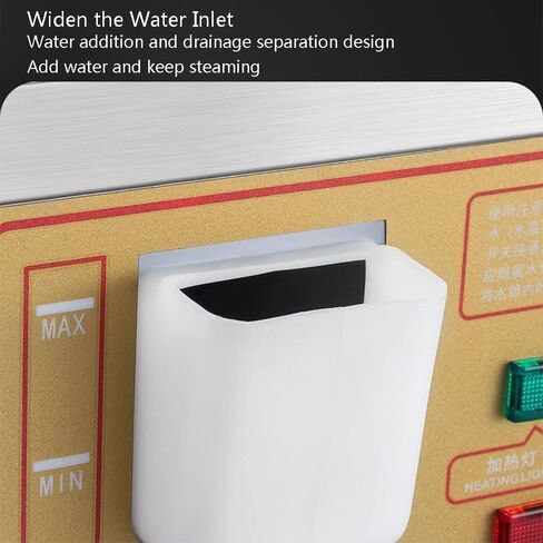 Commercial Electric Dim Sum Steamer with Dry Boiling Alarm 30 110℃ Constant Temperature Adjustment Perfect for Cooking Independent Water Supply in Saudi Arabia