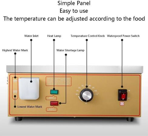 Commercial Electric Dim Sum Steamer with Dry Boiling Alarm 30 110℃ Constant Temperature Adjustment Perfect for Cooking Independent Water Supply in Saudi Arabia