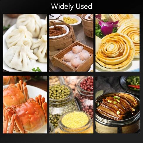 Commercial Electric Dim Sum Steamer with Dry Boiling Alarm 30 110℃ Constant Temperature Adjustment Perfect for Cooking Independent Water Supply in Saudi Arabia