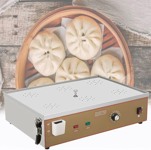 Electric Dim Sum Steamer Commercial Electric Steamer 30 110℃ Constant Temperature Adjustment Dry Boiling Alarm for Home Store Buffet Restaurant 6holes in Saudi Arabia
