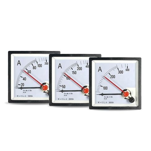 6L2B Ammeter Two-pin AC AC76 ExebIIGb Red Needle 50/100/5A CP80 BE80 1Pcs(AC 100-5A) in Saudi Arabia