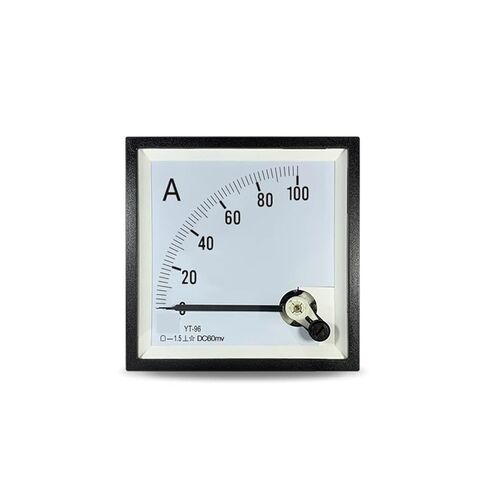 CP96 60mV Input DC Ammeter 50A 100A 200A 300A 400A Pointer BE96 YT96 1Pcs(DC 50A 60mV) in Saudi Arabia