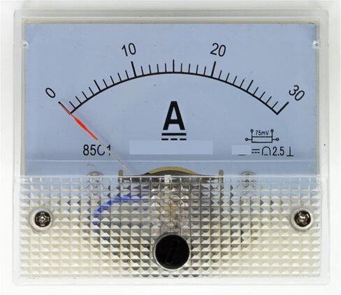 85C1-A DC Pointer Ammeter Current Meter 15A 20A 30A 50A 75A 100A 150A 200A 300A Need Shunt 85C1 Analog AMP 64 * 56mm Size 1Pcs(50A) in Saudi Arabia