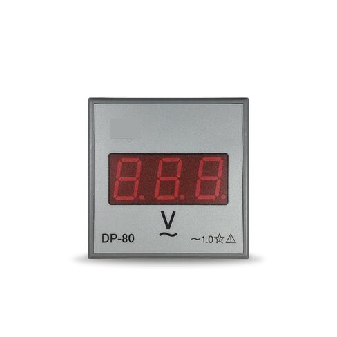 DP-80 DP-60 Digital Display Three Position Ammeter AC Voltmeter AC500V No Power LED Nibbles 1Pcs(80x80mm 80V-500V) in Saudi Arabia