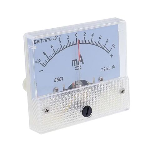 85C1 Milliammeter The Positive and Negative Ammeter Analog Panel Meter Amp Gauge ±1MA±2MA±3MA±5MA±10MA±20MA±30MA±50MA Etc 1Pcs(-150mA to 150mA) in Saudi Arabia