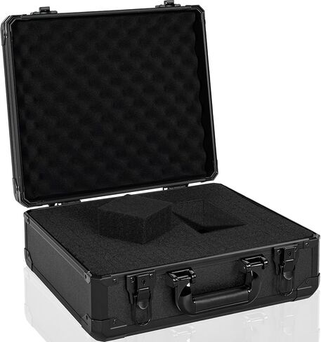 22 Inch Carrying Case, Ideal for Storing Wireless Microphone Systems and Transporting Camera Equipment, Case with Customizable Pre-Diced Foam Interior, Aluminum Alloy Sturdy Build in Kuwait