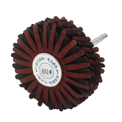 Abrasive Cloth Flap Wheel, Sanding Mop,150 Grit 1/4 Inch Shank Mounted, Aluminum Oxide, Flap Sander Sanding Wheel for Drill Woodworking Root Carving Furniture Polishing in Saudi Arabia