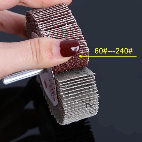 2.7-inch Abrasive Flap Wheel, Diameter(2-3/4-in) 70mm 5-Pack Aluminum Oxide Flap Wheel Shank φ1/4''(6mm) Wheels Grit 80# 120#240#320# Mounted Sandpape Flap Wheel (#80-5PCS) in Saudi Arabia