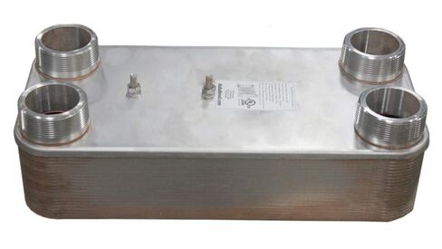 Duda Energy HX105040: M300 B3-105A 40 لوحة مبادل حراري، 3 بوصة ذكر NPT in Kuwait