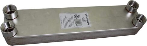 Duda Energy HX6020: F125 B3-60A 20 Plate Heat Exchanger, 1-1/4" Female NPT in Saudi Arabia