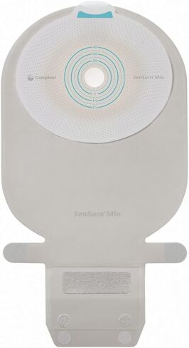 SenSura Mio Ostomy Pouch Drainable 2" Stoma 11 Inch Length, Maxi 1pc System Transparent Gray 10486, 10 Ct in Saudi Arabia