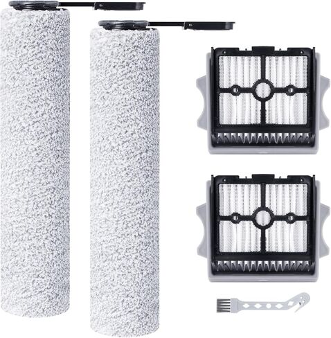 Roller Brush and HEPA Filter for Tineco Floor One Stretch S6/S7 Stretch Ultra/S7 Stretch Steam/i6 Stretch/i5 Stretch/S9 Artist steam/S9 Artist Pro Cordless Wet Dry Vacuum Cleaner Replacement Parts in Kuwait