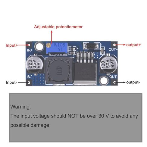 XL6009 Boost Converter 10 Pack - DC-DC منظم جهد تصاعدي قابل للتعديل 3-30 فولت إلى 5-35 فولت، وحدة إمداد الطاقة 400 كيلو هرتز لمشغلات LED، إلكترونيات DIY، مشاريع Arduino in Saudi Arabia