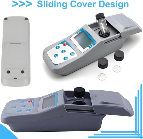 Portable Turbidimeter for Checking The Turbidity of Liquids, Portable Digital Turbidimeter, 90° Scatter Light Accuracy 0.1 with Backlight for The Wine Industry 0-1000NTU in Saudi Arabia