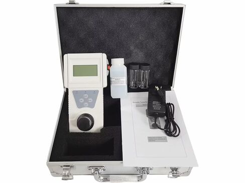 مجموعات مقياس تعكر المياه المحمولة مع سائل معايرة قياسي ± 0.1٪ دقة 0 ~ 1000 نطاق NTU لاختبار جودة مياه الشرب in Kuwait