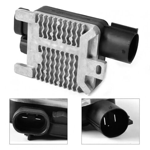 1K0959455 Engine Radiator Cooling Fan Control Module for Audi A3 TT for VW (Volkswagen) Beetle Tiguan CC GTI Golf Jetta Passat 2004-2015, Replace 1K0959455FJ 1K0959455FR in Kuwait